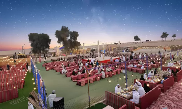 Abu Dhabi Desert Safari w/ Central/Home or Hotel Pickup, Dinner & More